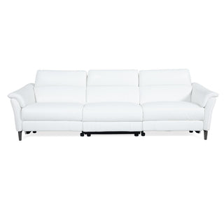 4 seater white recliner sofa jonis