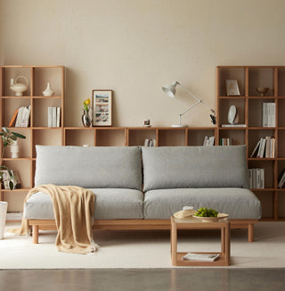 anzio armless sofa grey