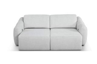 Gray sofa on a white background