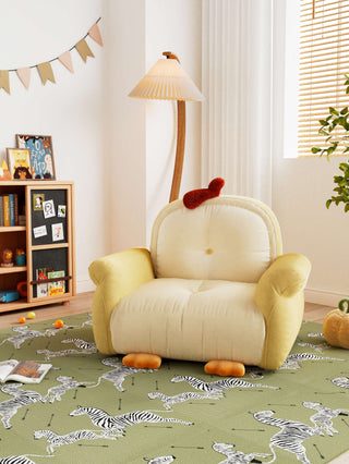 deri feather friend kids soft armchair