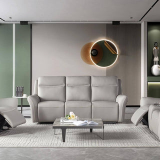 devin recliner leather sofa