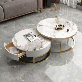 elegant sintered stone coffee table design