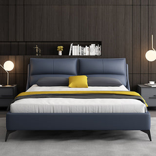 elisa bed frame leather