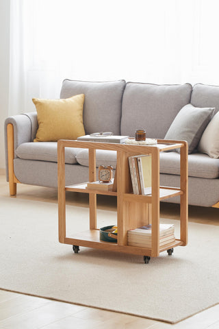 functional arte oak table glass top