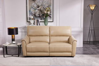 hailey beige recliner sofa
