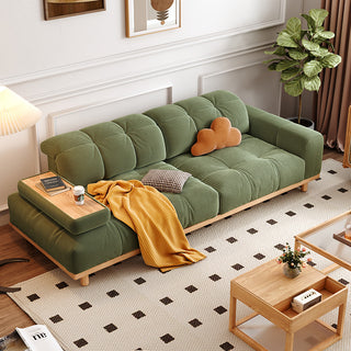 luka low sofa built in side table