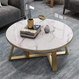 milan round coffee table