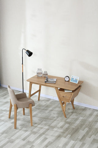 modern sergio contemporary study table with drawers