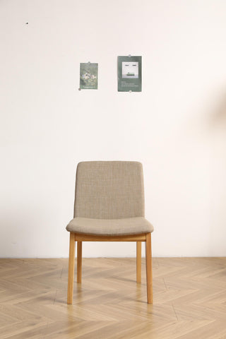 nico solid wood dining chair oak construction