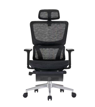 paul ergonomic chair with footstool
