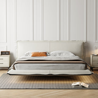 raffaella white queen bed frame