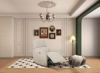 sleek colin fabric recliner armchair