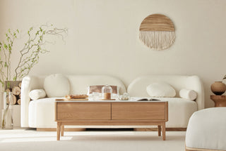 solid wood coffee table chantal