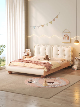 sunny cloud kids bed neutral child room furniture