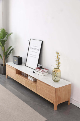 tv console oak vito